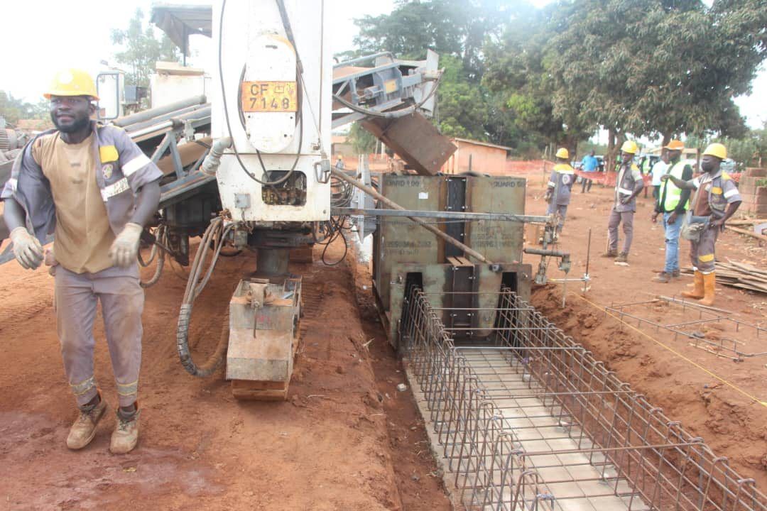 Ferraillage du caniveau