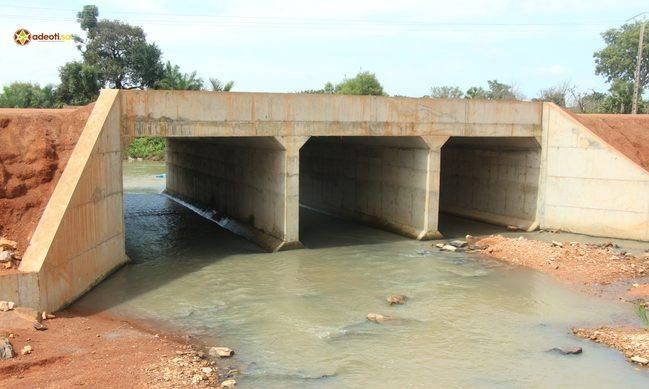 Guessou Sud – Sinendé: box culvert, 2024